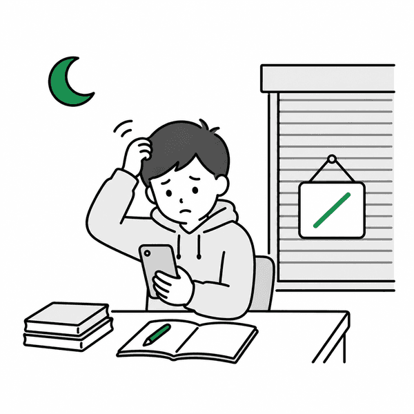 夜間・休日に質問が来る