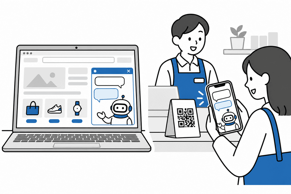 AI社員ファクトリー：サイトのチャットやQRコードからスマホで応対するAI社員